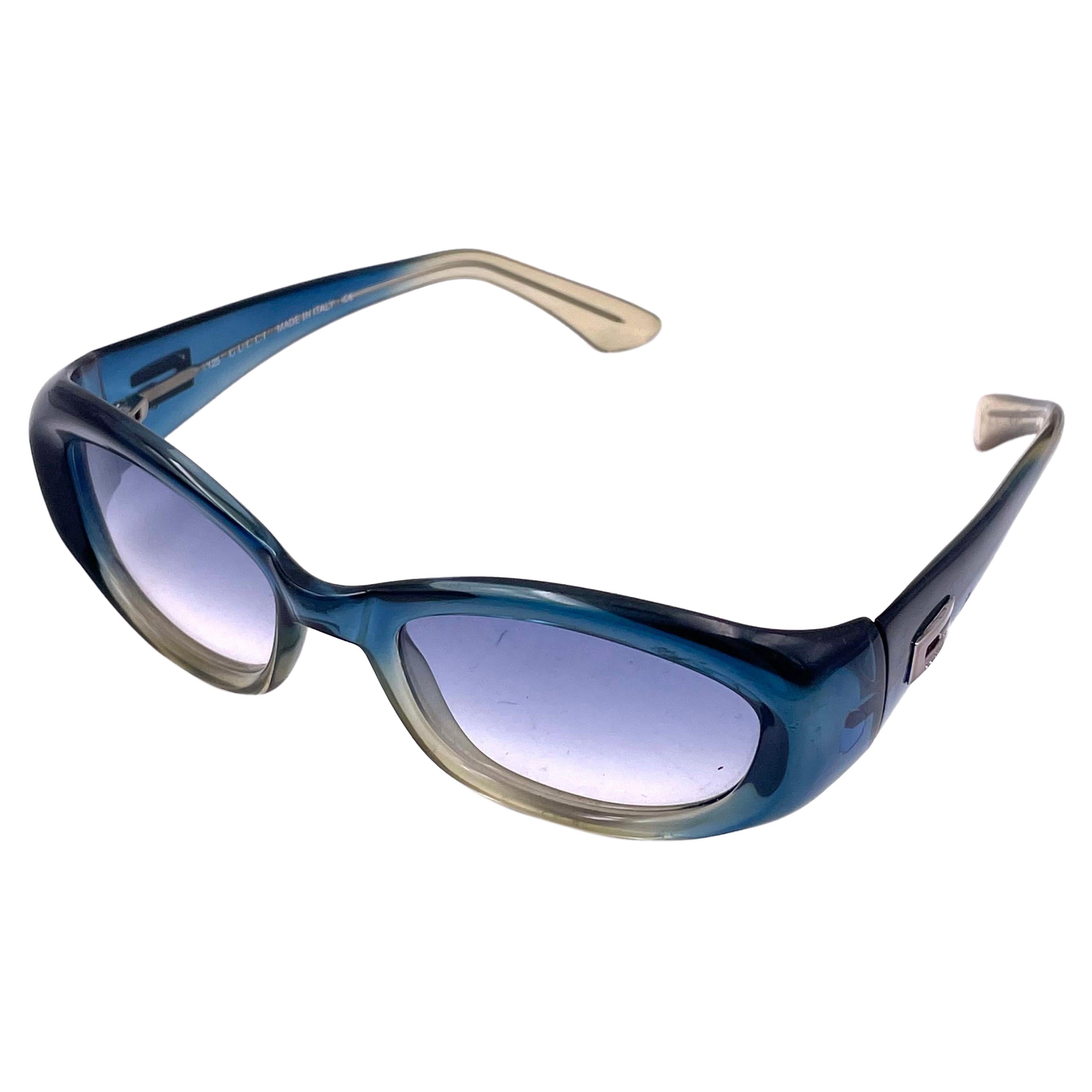 Vintage Gucci Model 125 GG 2432/s Sunglasses 1980's Made in Italy