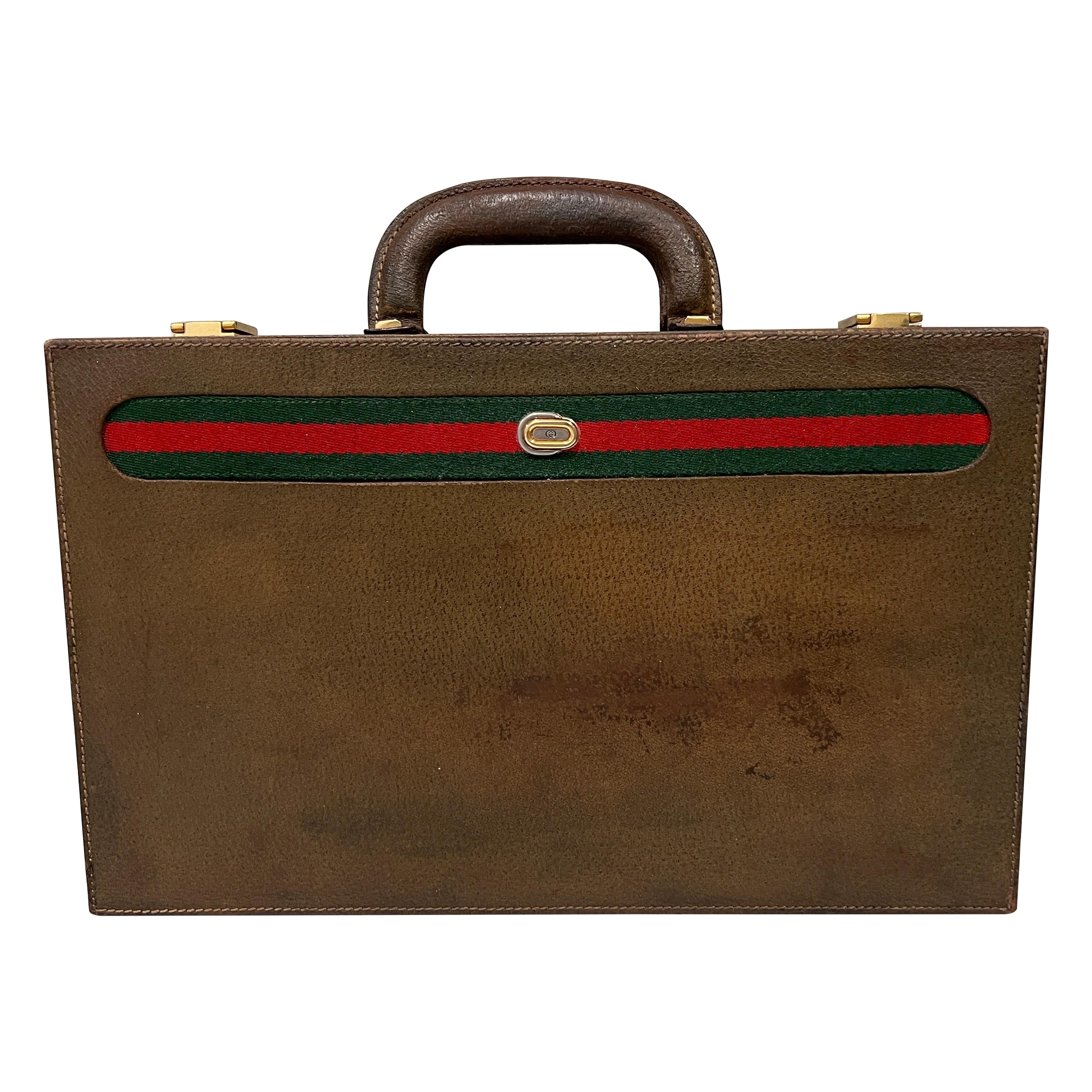 Set de poker/jeu de hasard vintage Gucci Monogram dans son étui d'origine - Italie, c.1980s