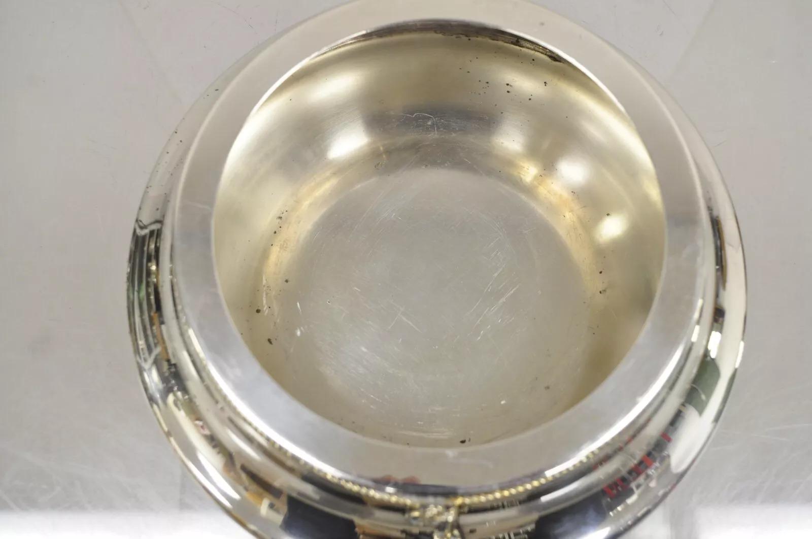 20th Century Vintage Gucci Nautical Ship Anchor Modern Silver Plated Champagne Bottle Coaster