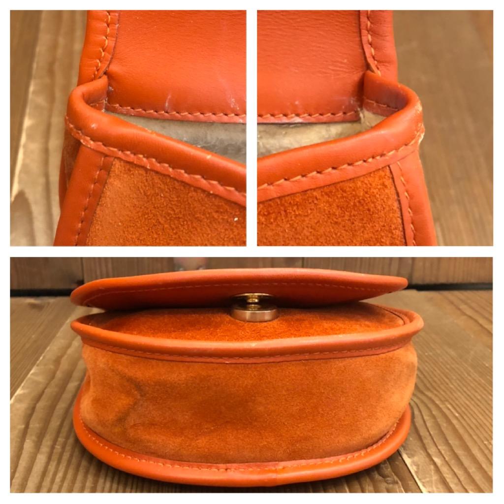 Vintage GUCCI Orange Suede Horsebit Belt Bag 1