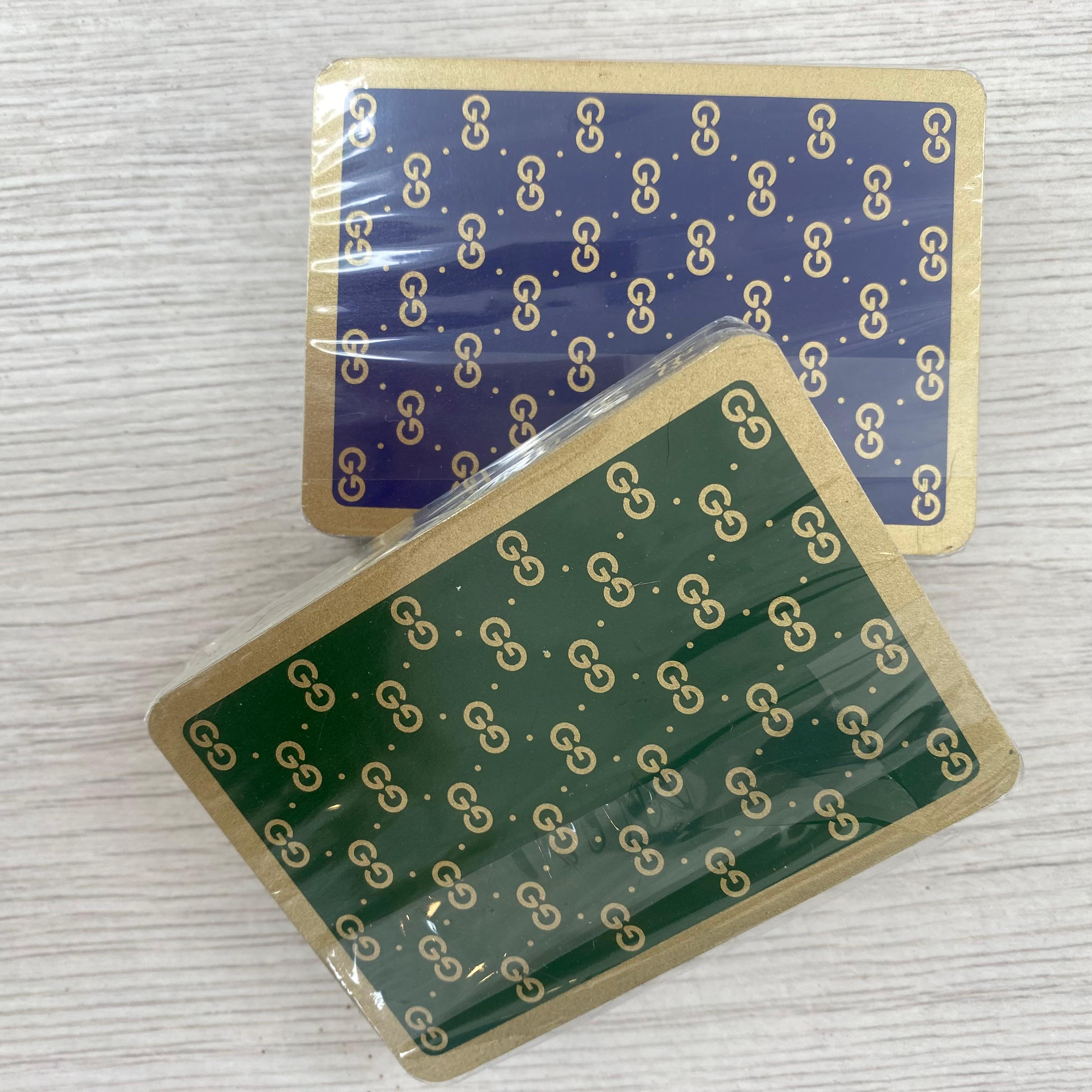 Vintage Gucci Playing Cards, 1980s Italy For Sale 4
