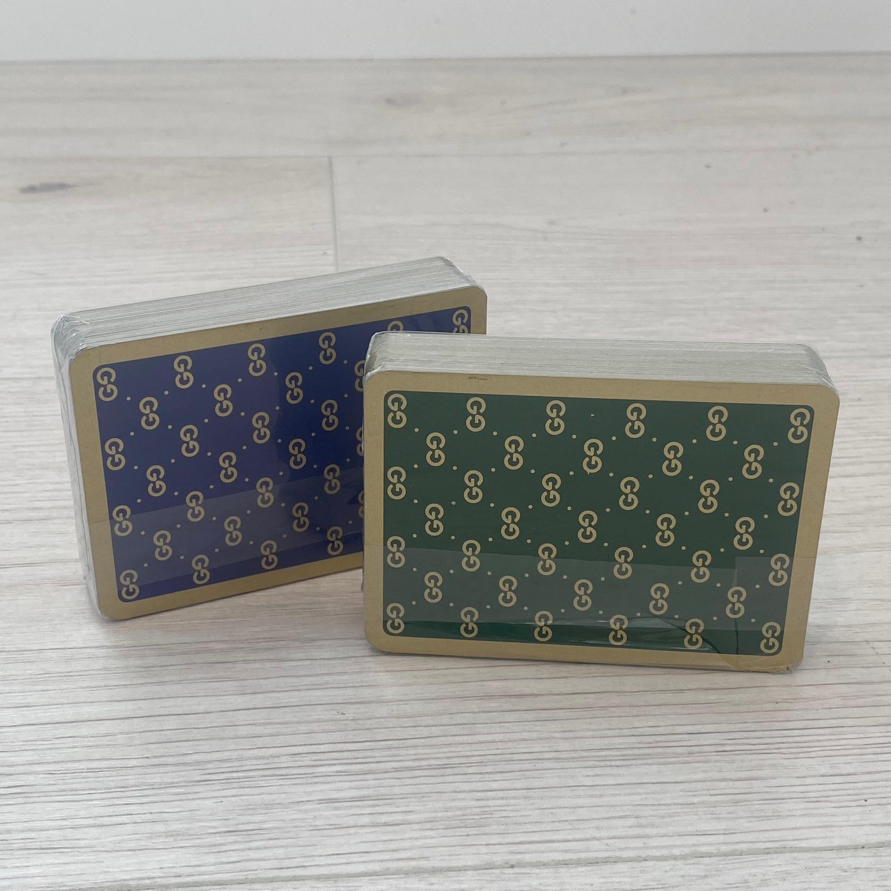 Vintage Gucci Playing Cards, 1980s Italy For Sale 6
