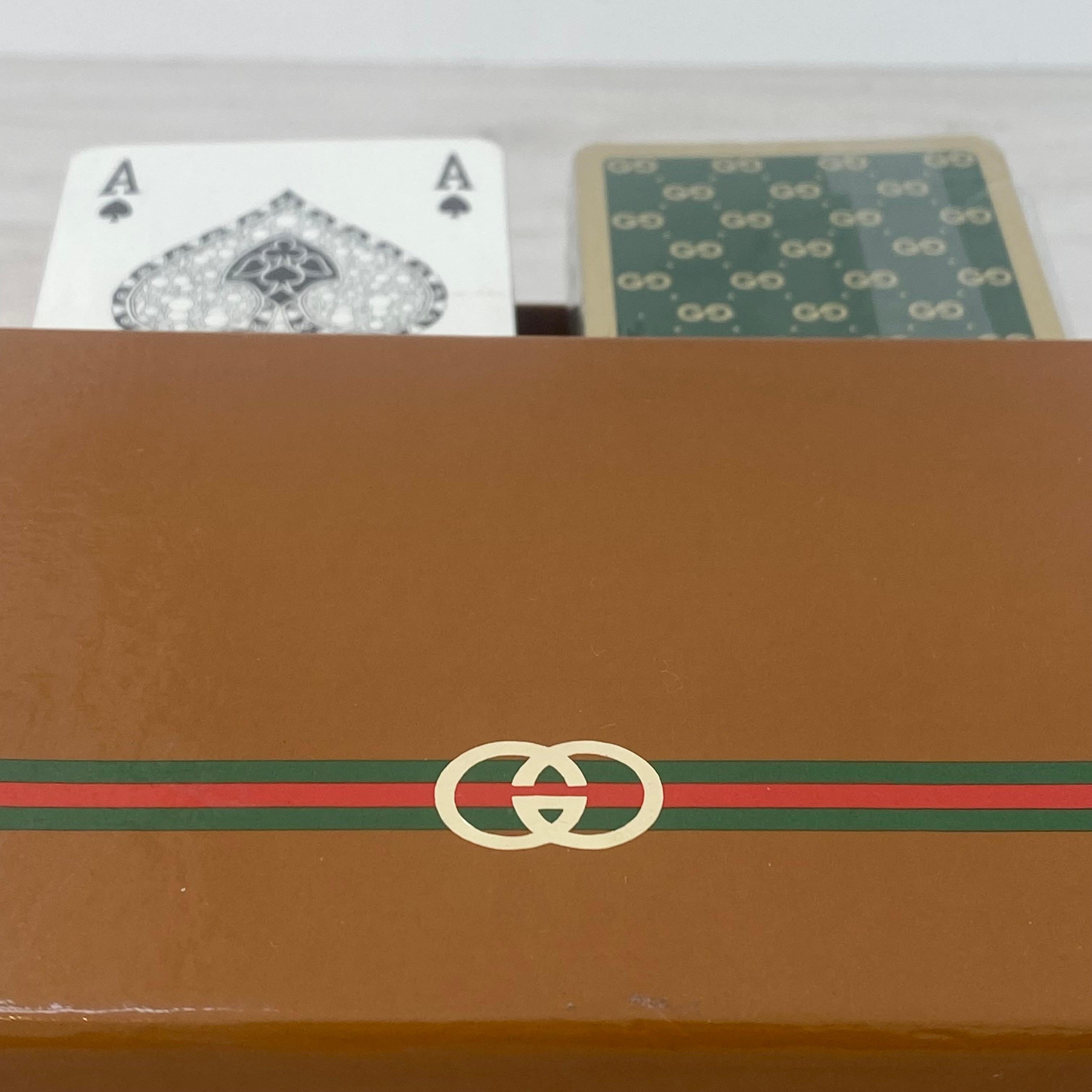 Vintage Gucci Playing Cards, 1980s Italy For Sale 7