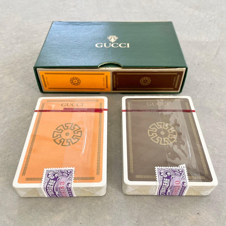 Vintage Gucci Playing Cards, 1970s Italy