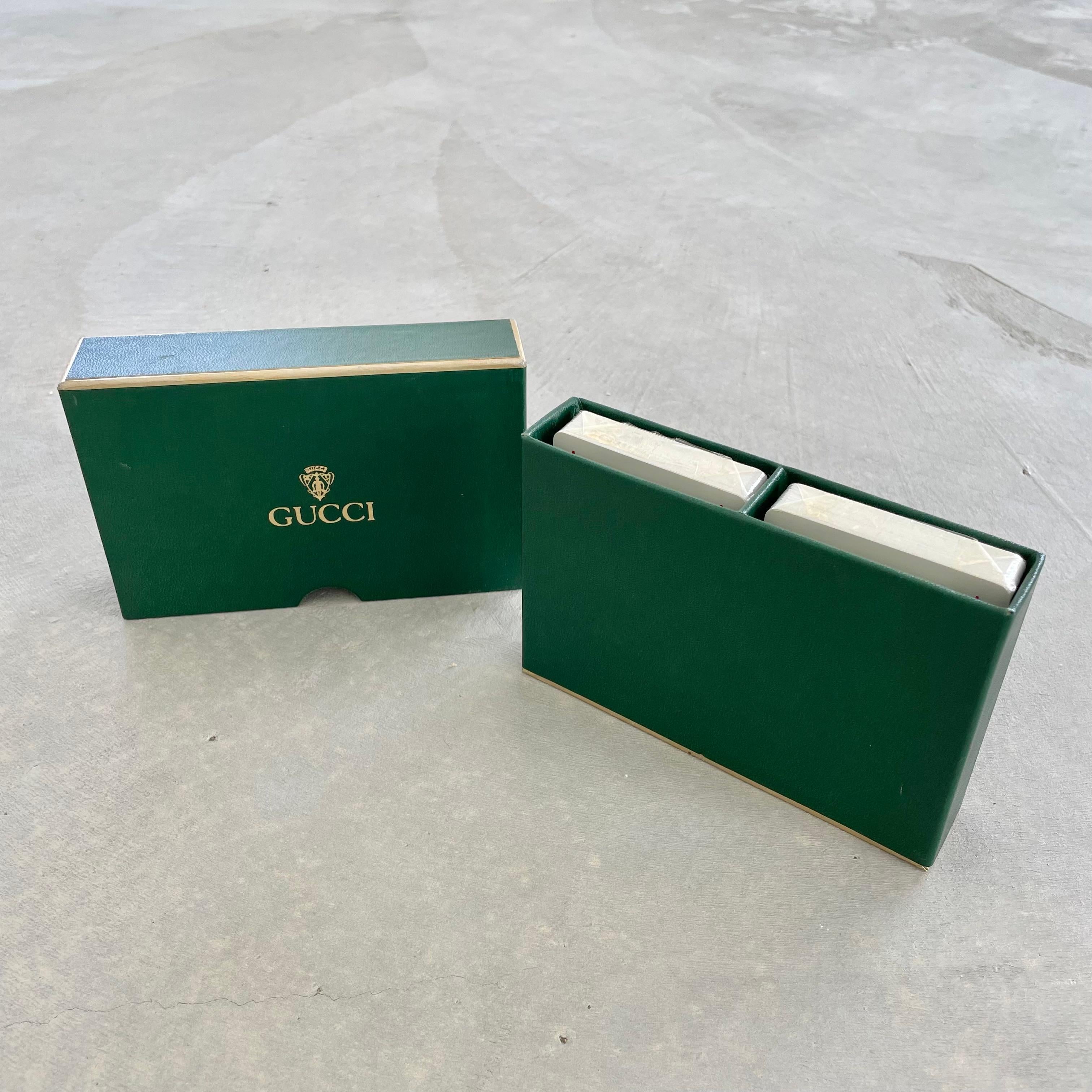 Late 20th Century Vintage Gucci Playing Cards