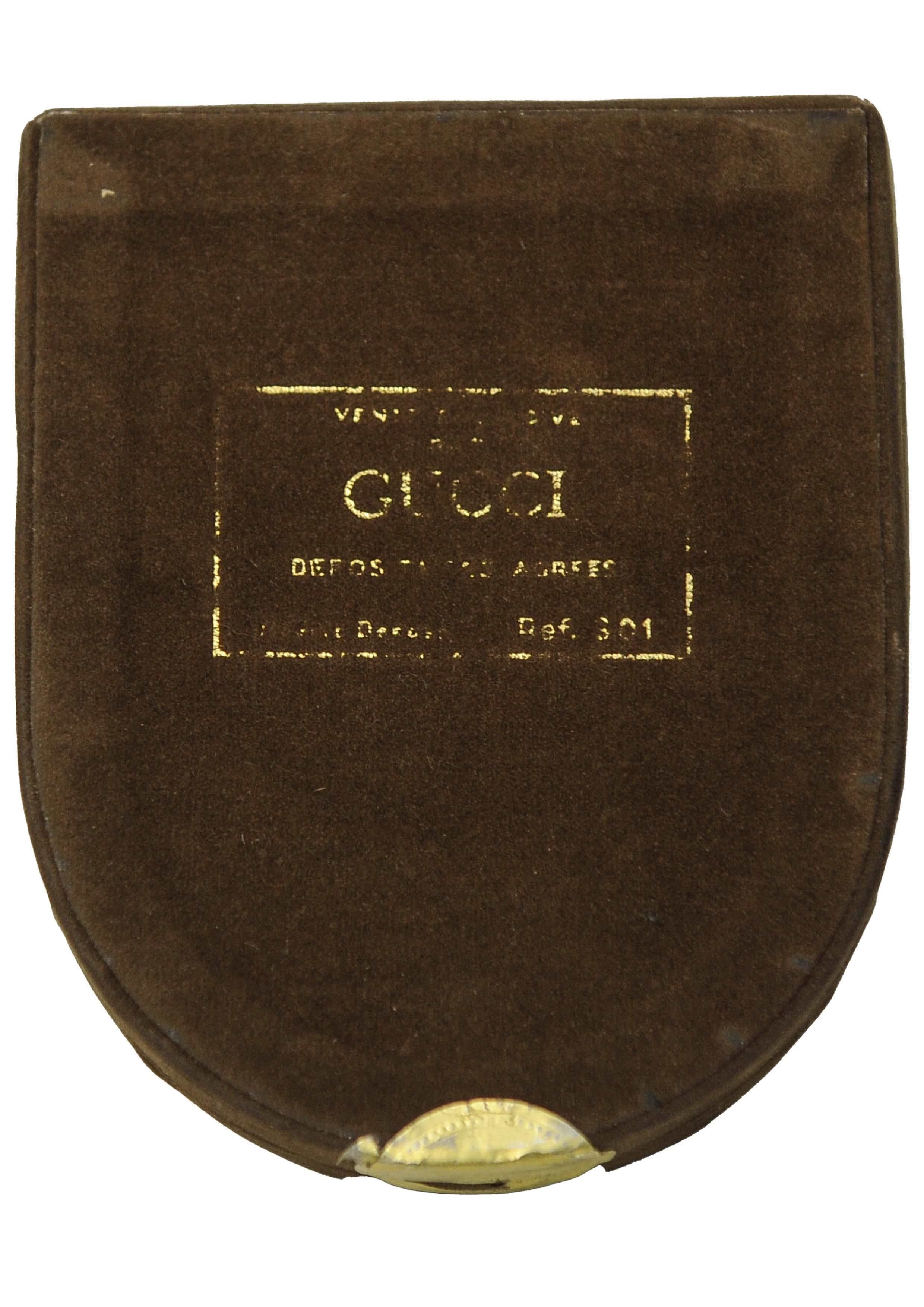 Vintage Gucci Pocket Cigarette Lighter With The Ubiquitous Stripes In Gucci Box (Allume-cigarette de poche Gucci avec les rayures omniprésentes dans la boîte Gucci) en vente 1