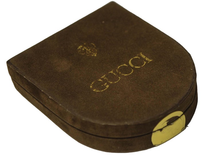 Vintage Gucci Pocket Cigarette Lighter With The Ubiquitous Stripes In Gucci  Box
