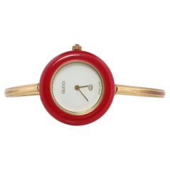 Vintage GUCCI Quarz 11/12, Vintage  Beobachten. Gucci Ladies Bangle Interchange Lünette Uhr