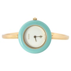 Vintage GUCCI Quartz 11/12  Watch. Gucci Ladies Bangle Interchange Bezel watch