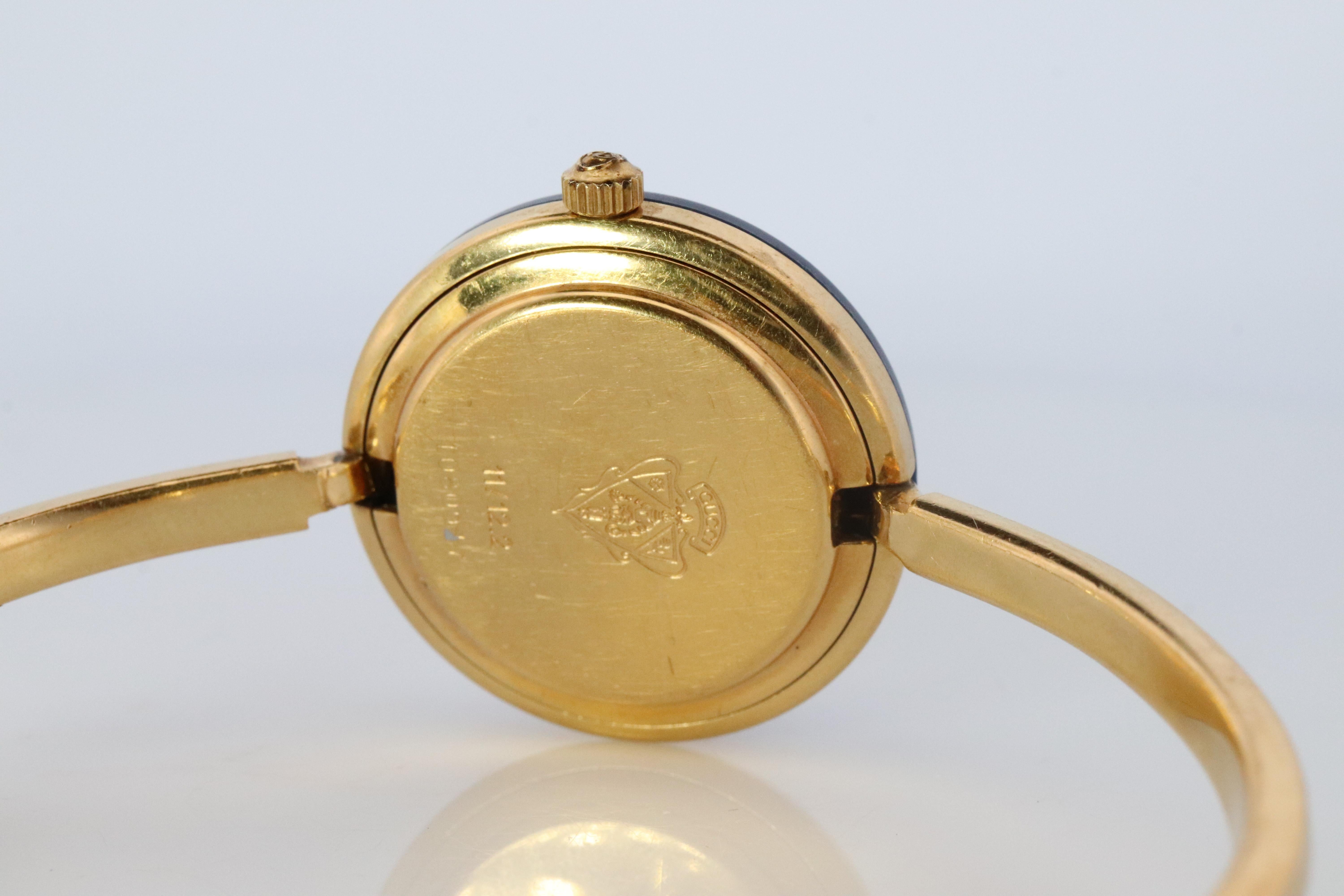 Vintage GUCCI Cuarzo 11/12.2  Observa. Reloj Gucci Ladies Bangle Bisel Intercambiable en venta 1