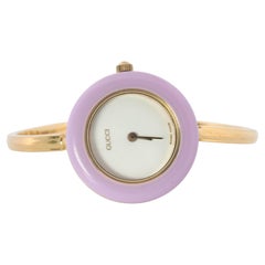 Vintage GUCCI Quartz 11/12.2  Watch. Gucci Ladies Bangle Interchange Bezel watch