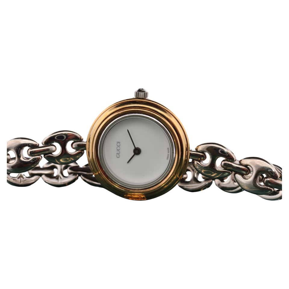 Gucci Watch Rings Vintage GUCCI Quartz 1100L Watch Timepiece. Gucci Ladies Bangle watch ...