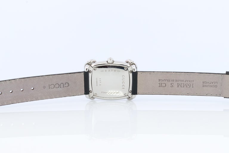 Vintage GUCCI Quartz 117.5 Watch. Gucci Diamond Horsebit  display picture 1