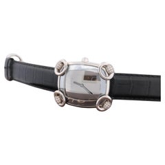 Vintage GUCCI Quartz 117.5 Watch. Gucci Diamond Horsebit Ladies. Box and Papers