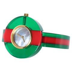 Vintage GUCCI Cuarzo 143.3  Observa. Reloj Gucci Ladies Bangle Plastic Vintage Web