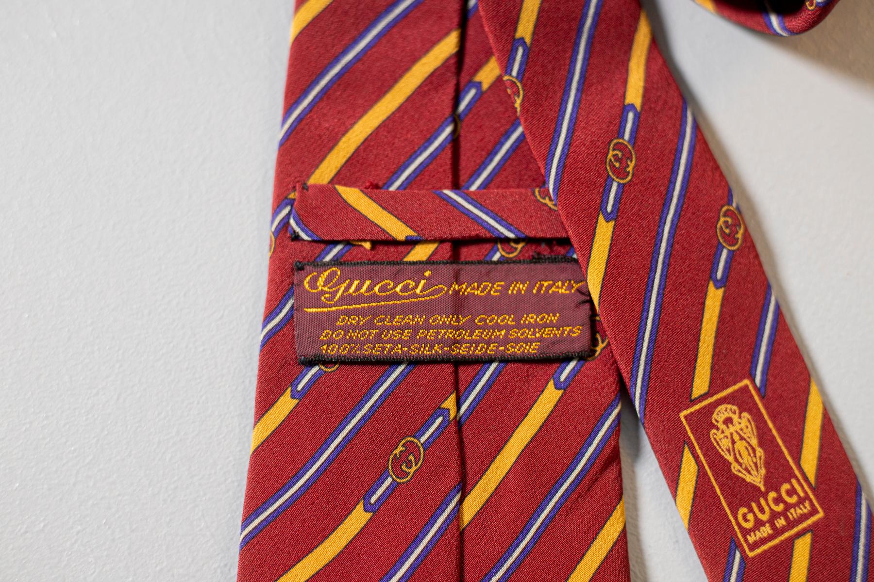 gucci tie vintage