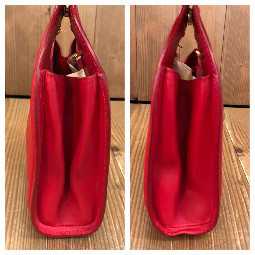 Vintage GUCCI Mini-Umhängetasche aus Kalbsleder in Rot, Vintage im Angebot 2