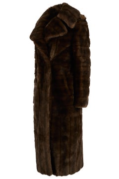 Vintage Gucci Runway F/W 1995 Maxi Faux Fur Coat