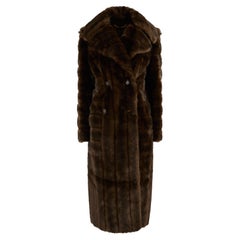 Vintage Gucci Runway F/W 1995 Maxi Faux Fur Coat