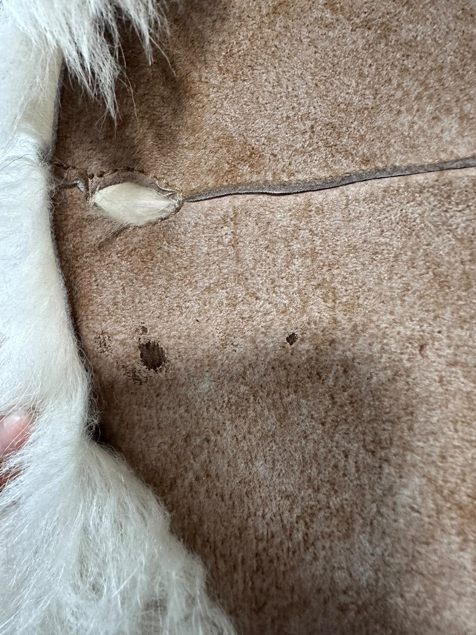 Vintage Gucci Shearling Long Coat For Sale 6