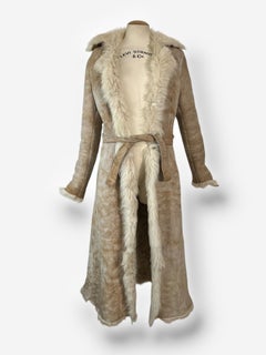 Vintage Gucci Shearling Long Coat