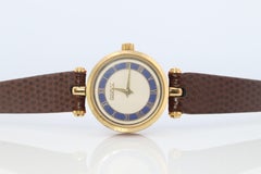 Reloj Vintage GUCCI Shelly Line Reloj de piel. 2000L Gucci Lane Azul y Rojo