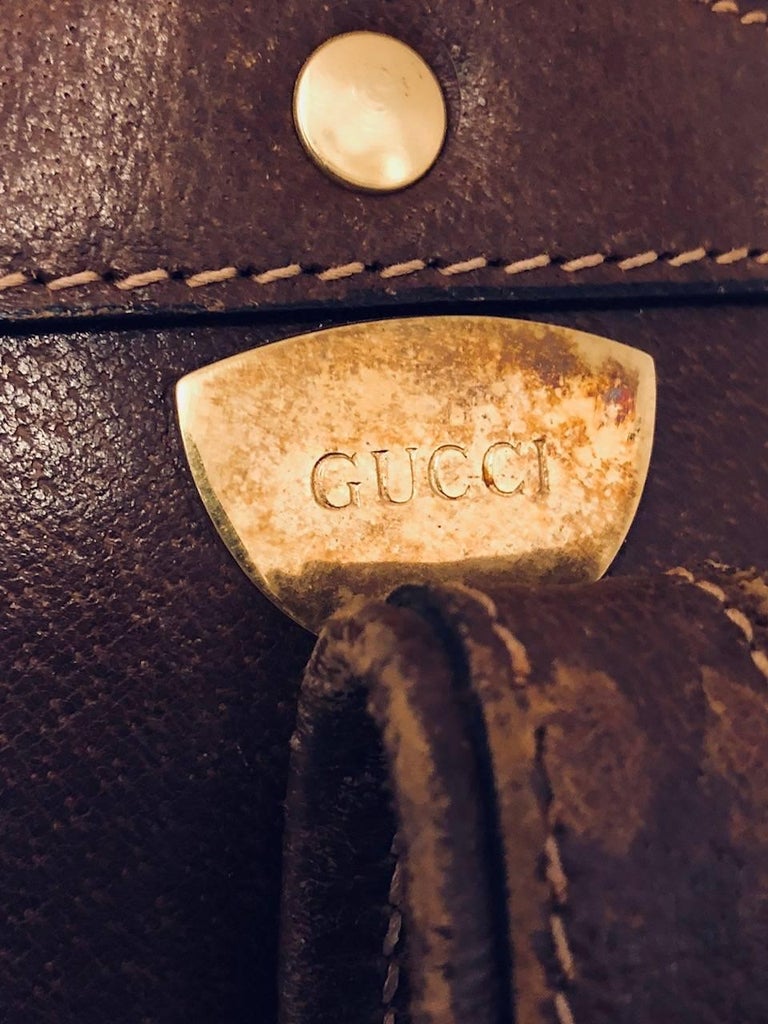 Vintage Gucci Signature Canvas and  Golf Bag at 1stDibs gucci golf