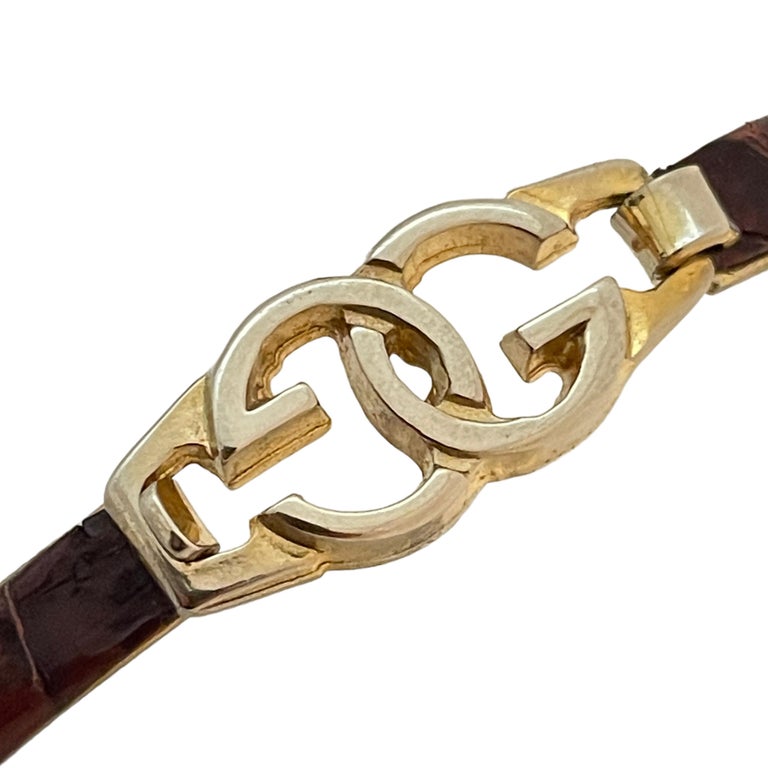 Vintage gucci snakeskin clearance bracelet