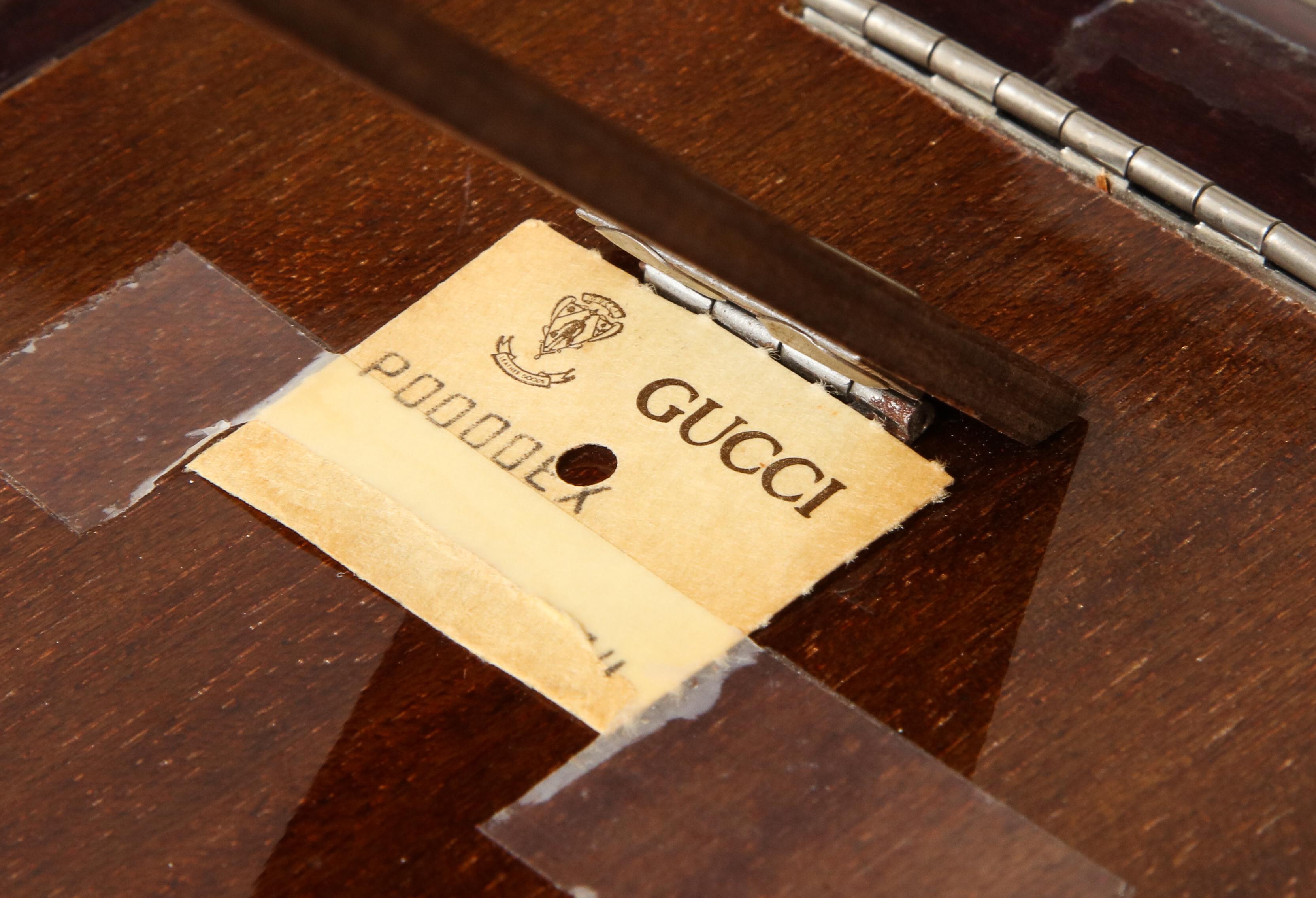 Vintage Gucci Silver Plated Picture Frame 5