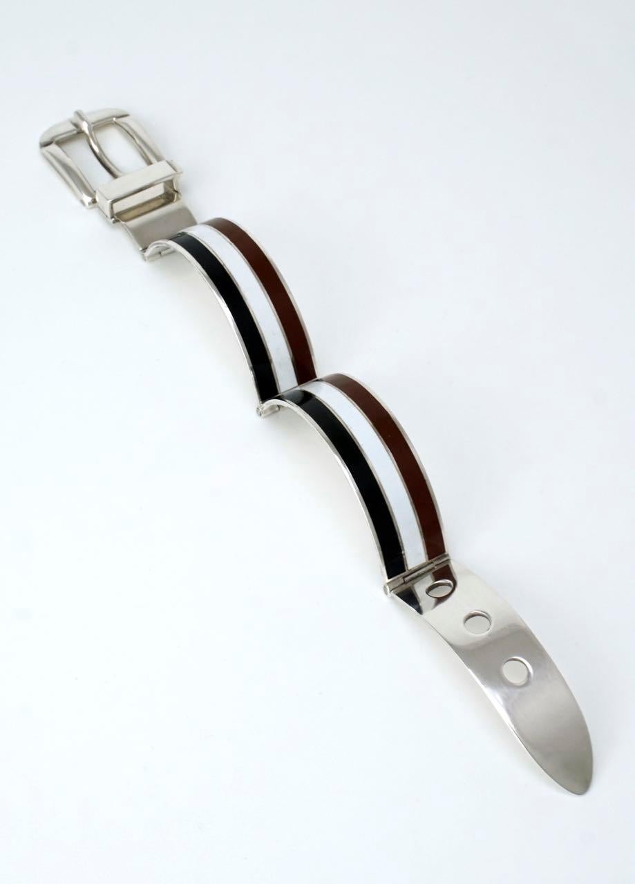 belt bracelet silver