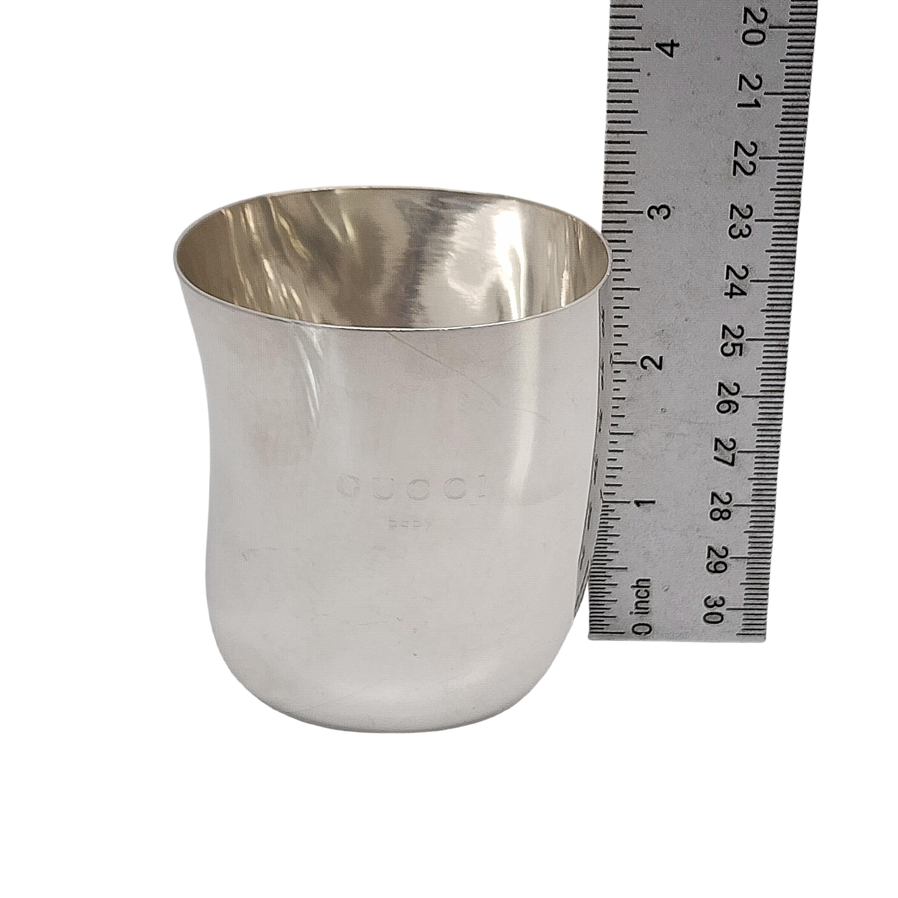 Vintage Gucci Sterling Silver Baby Cup (B) 6