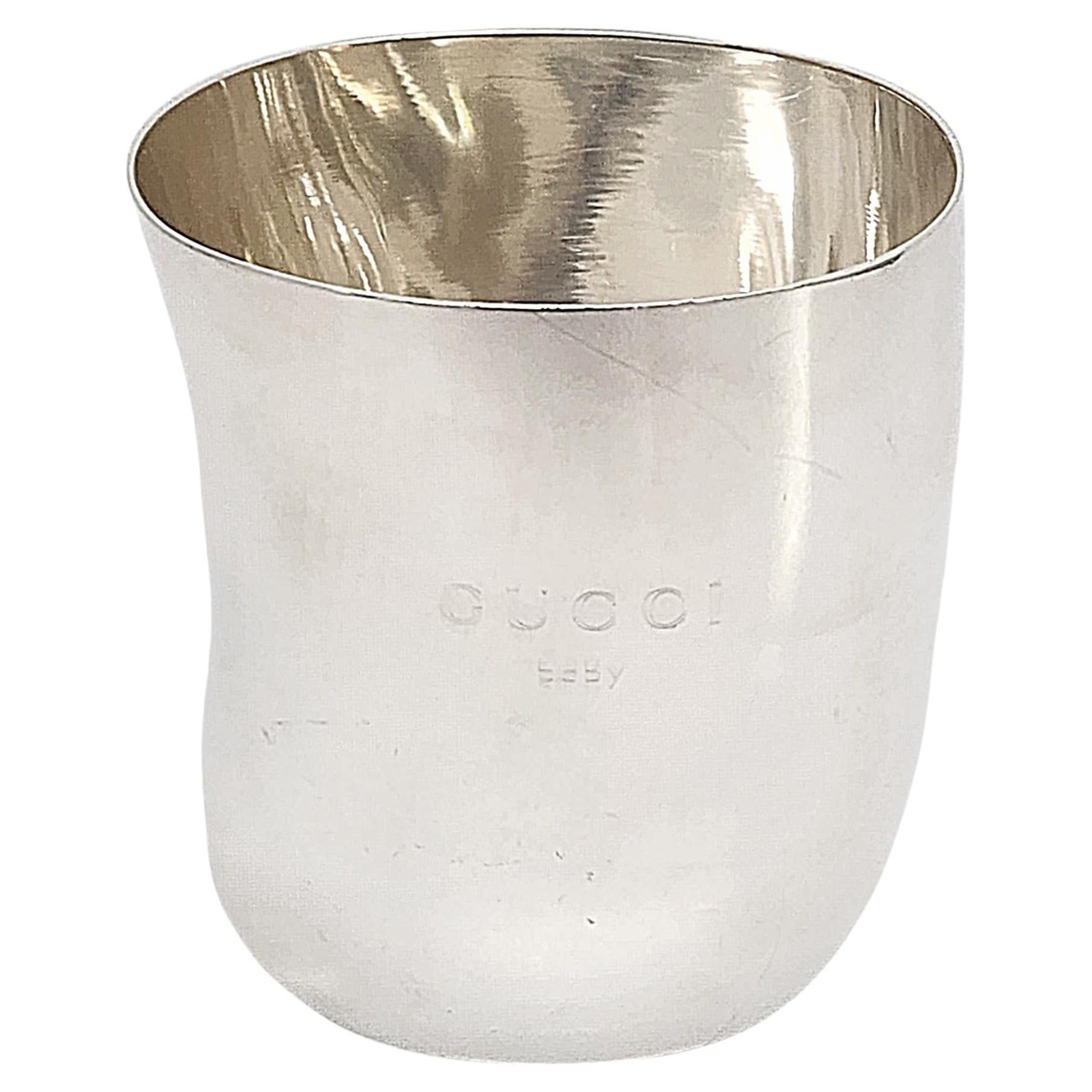 Vintage Gucci Sterling Silver Baby Cup (B)