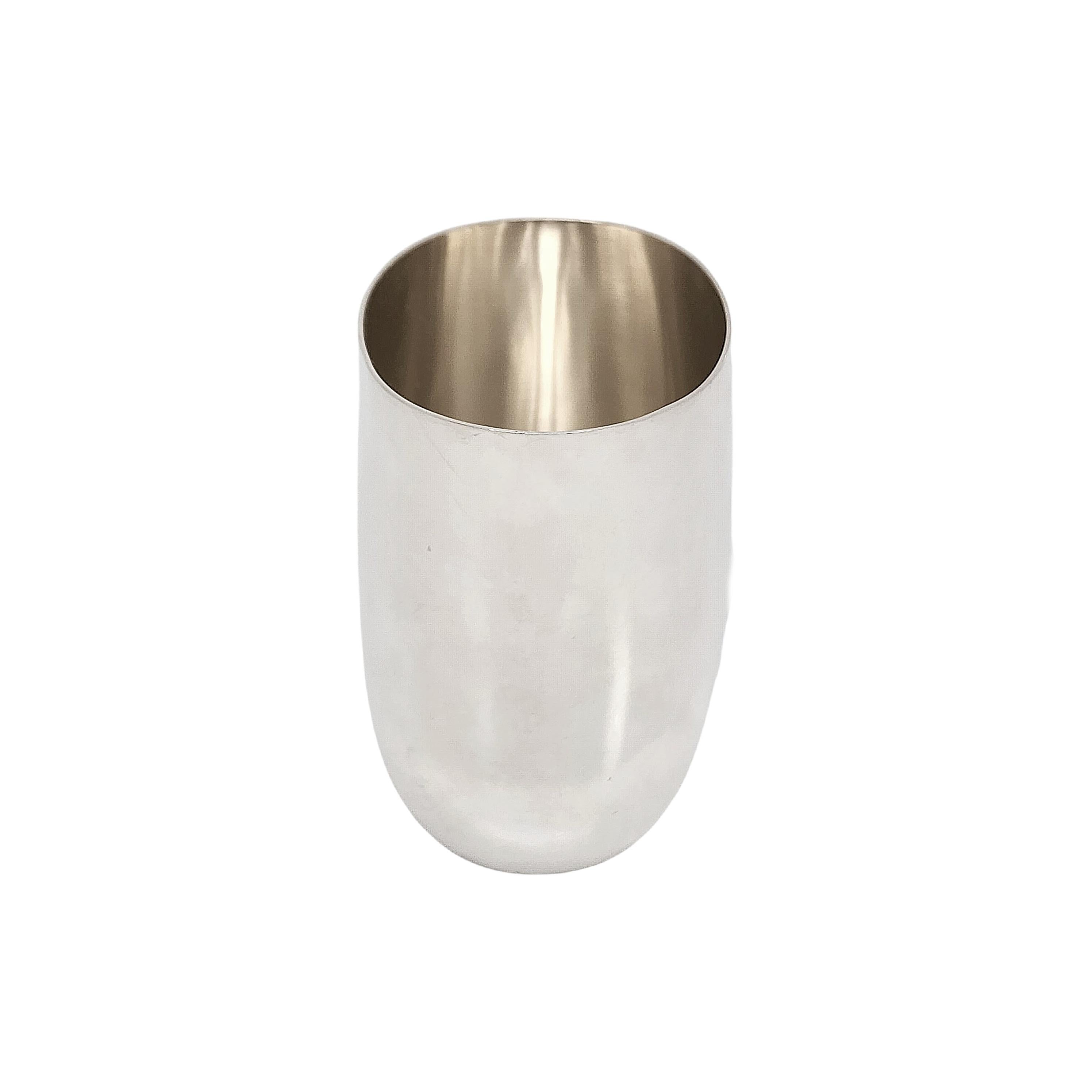 Vintage Gucci Sterling Silver Baby Cup (C) In Good Condition For Sale In Washington Depot, CT