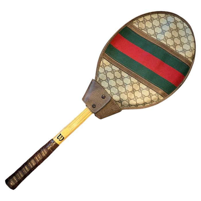 Coca Cola Tennis Racket Cover Vintage Gucci Tennis Racket Cover For Sale at 1stDibs