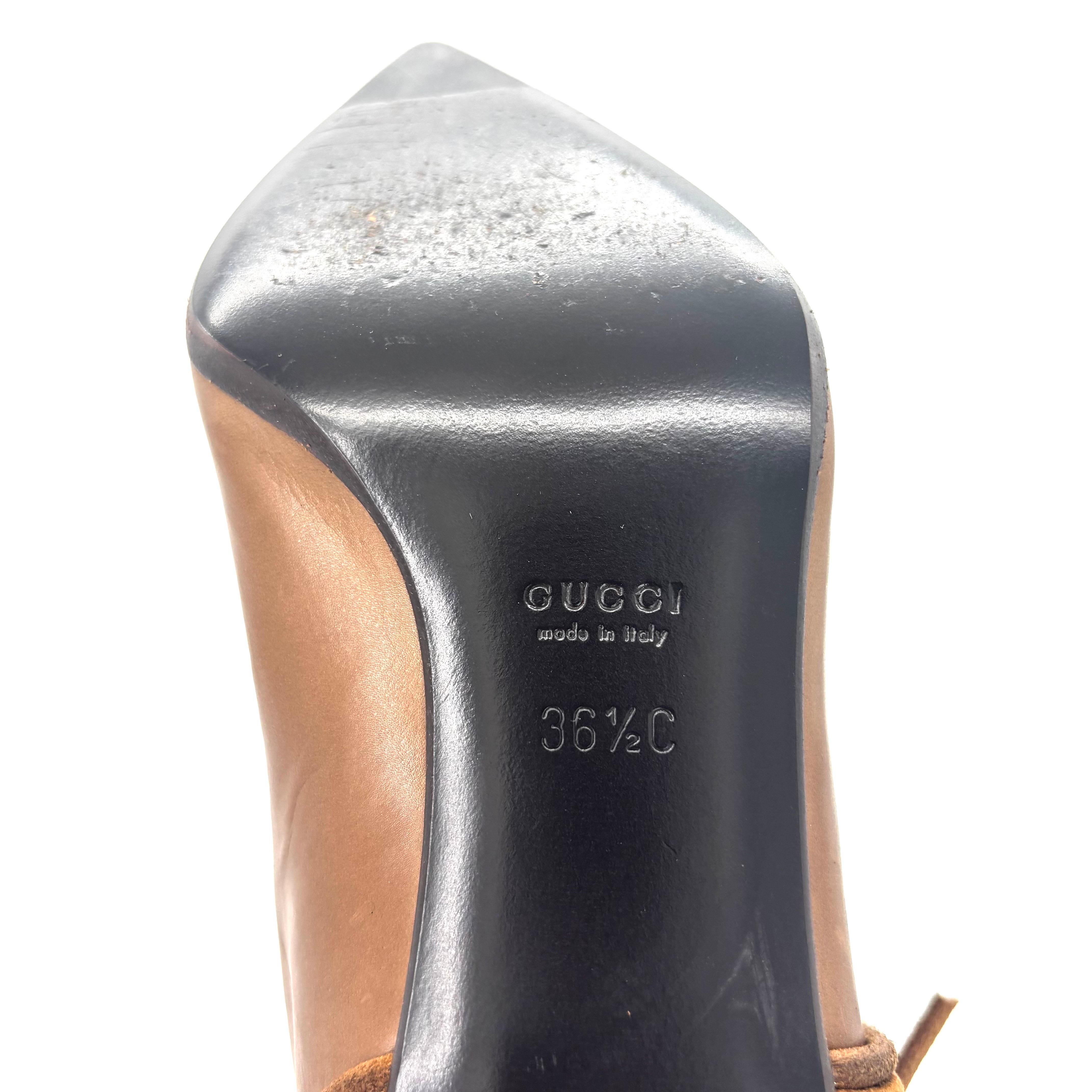 Vintage Gucci Tom Ford FW 1999 Horsebit Harness Brown Pointed Toe