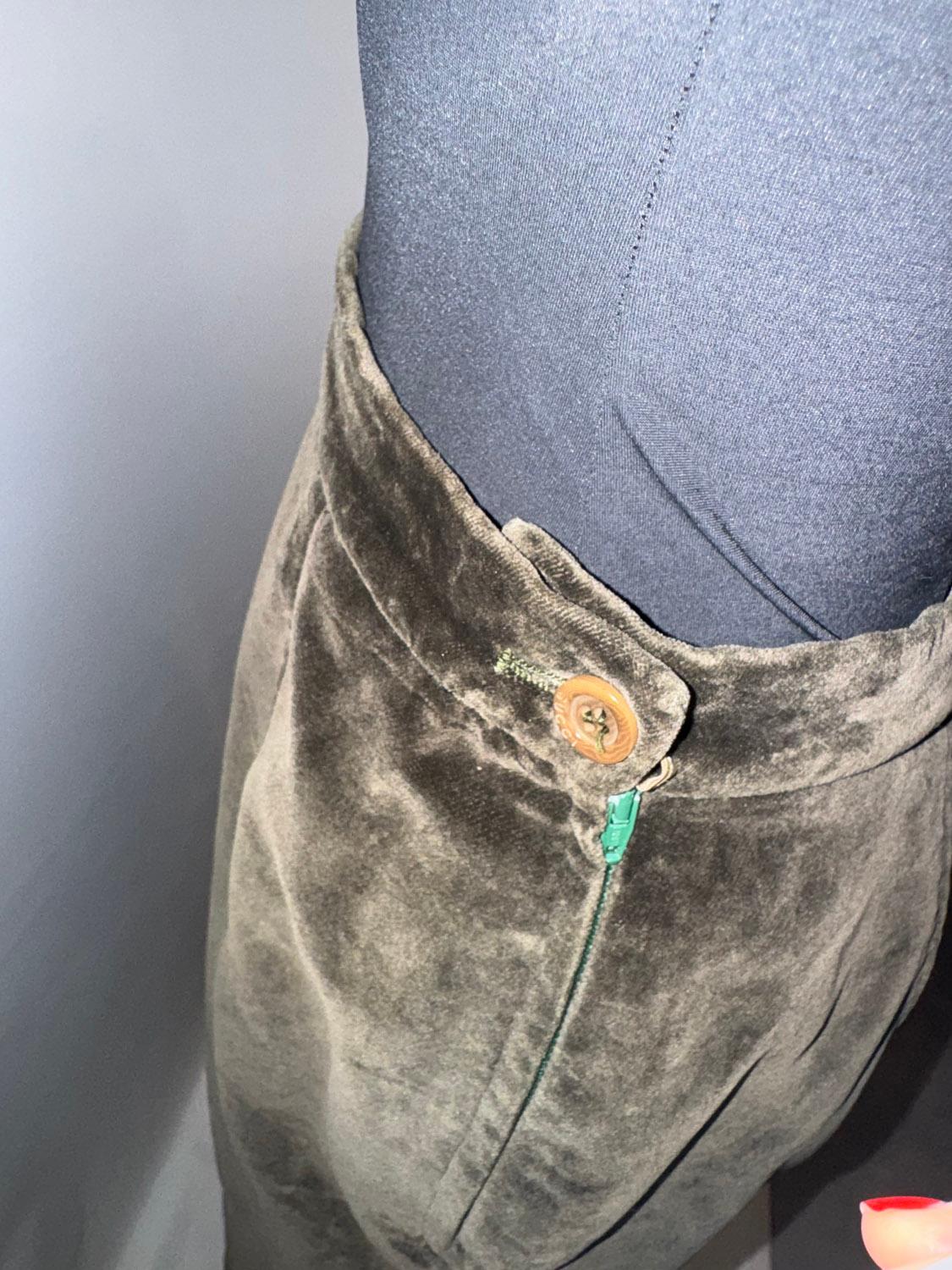 Vintage Gucci  Jupe en velours Pour femmes en vente