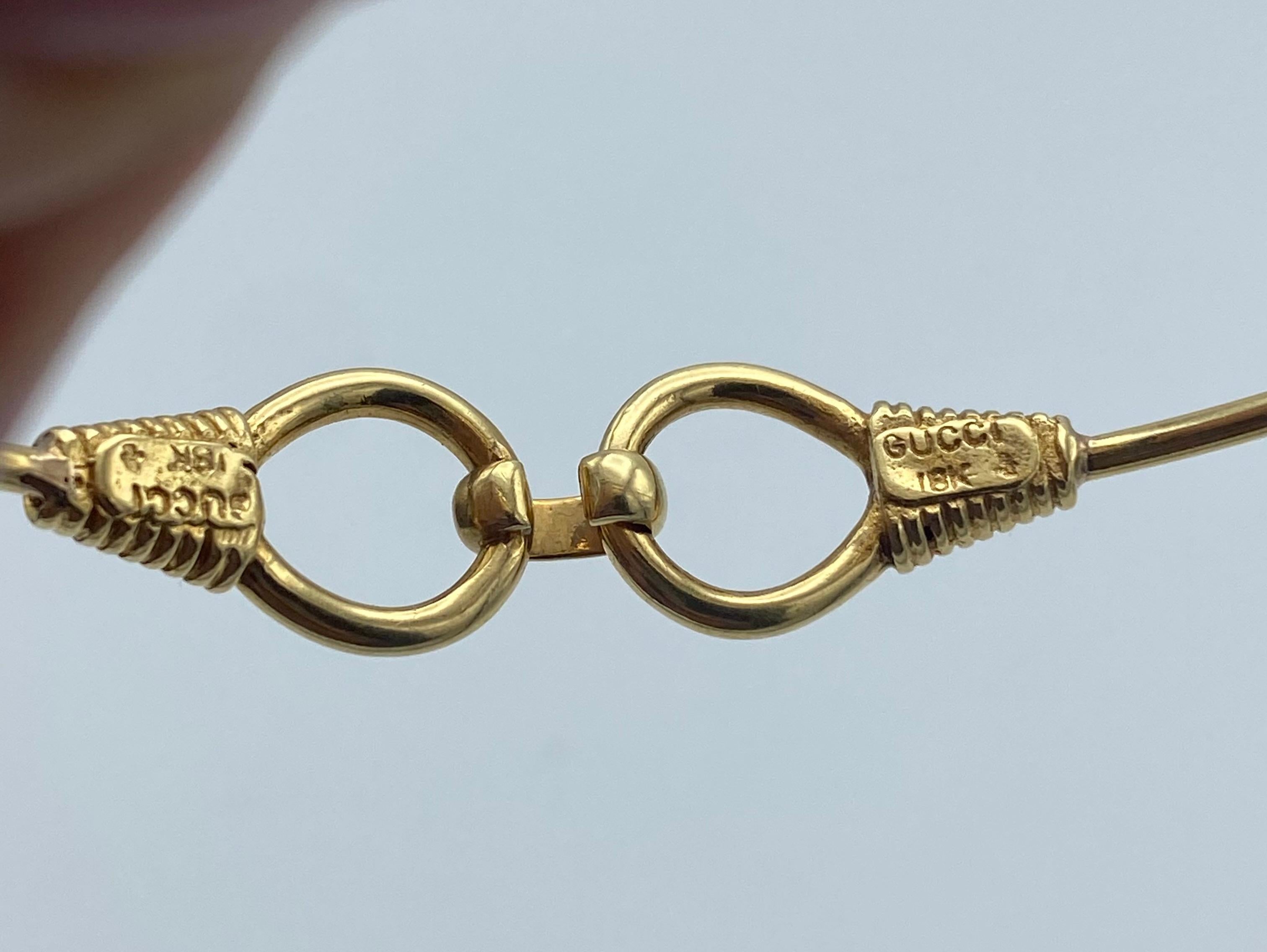 gucci gold bangle