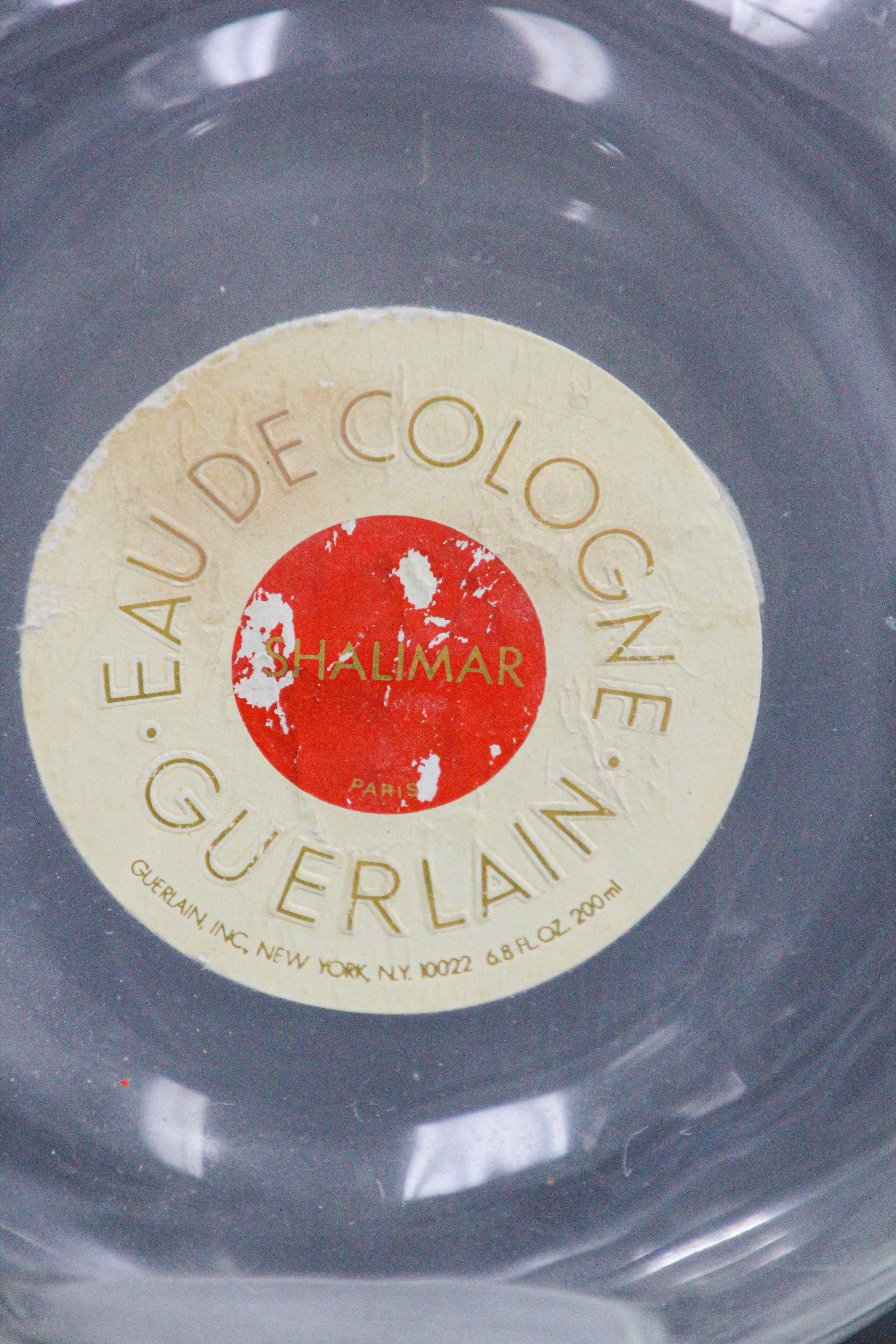 Fait main Bouteille de parfum Cologne vintage de Guerlain Shalimar, pièce de collection en vente