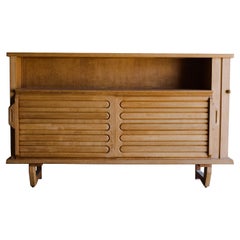 Vintage Guillerme and Chambron Sideboard in Oak, Circa 1960