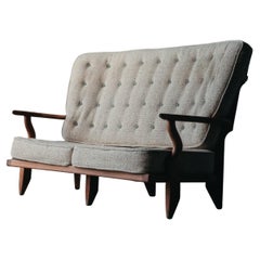 Vintage Guillerme et Chambron Sofa from France, circa 1950