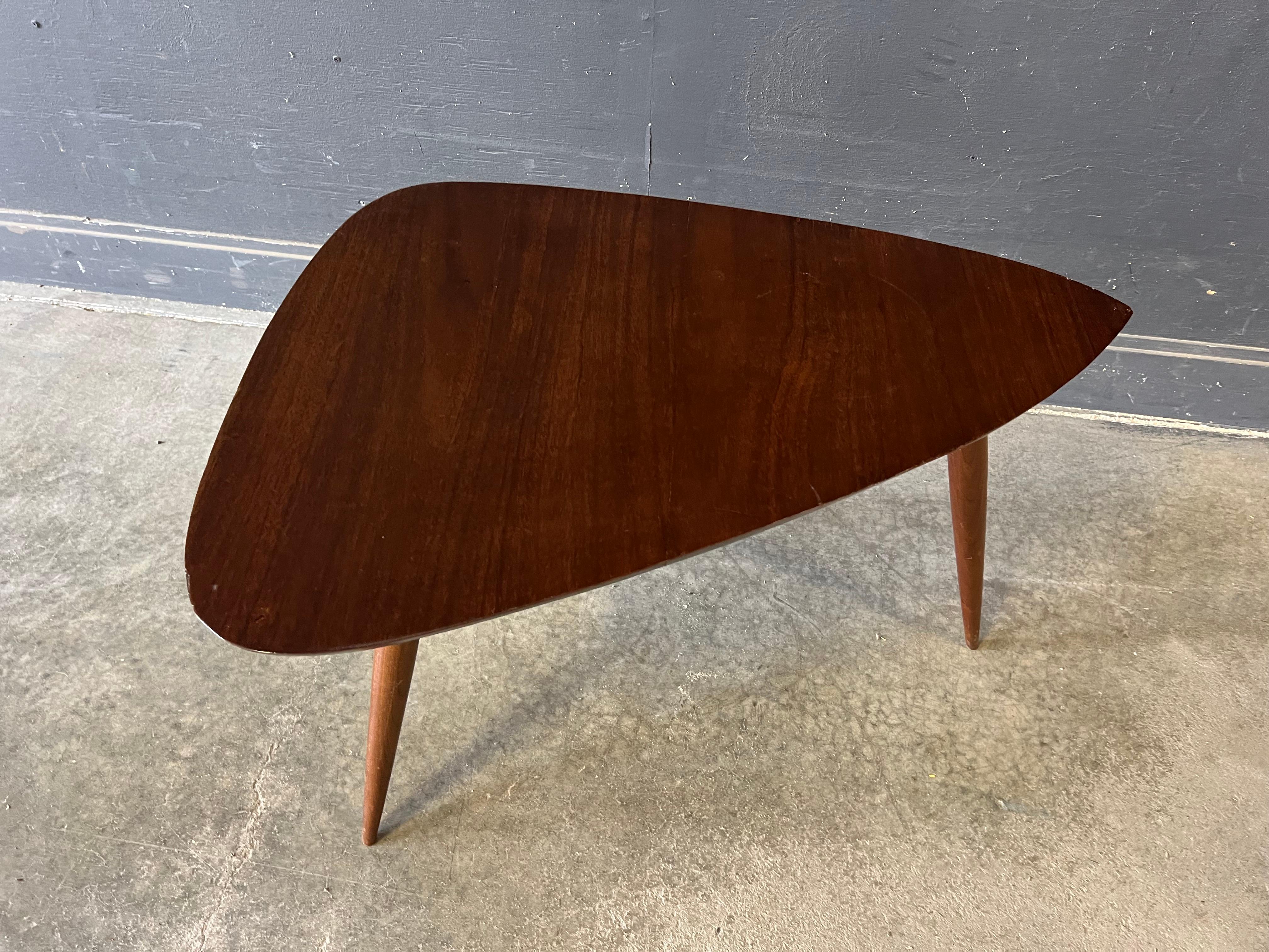 Modern Vintage Guitar Pic Side Table In the Manner of Phillip Lloyd Powell (1919-2008)