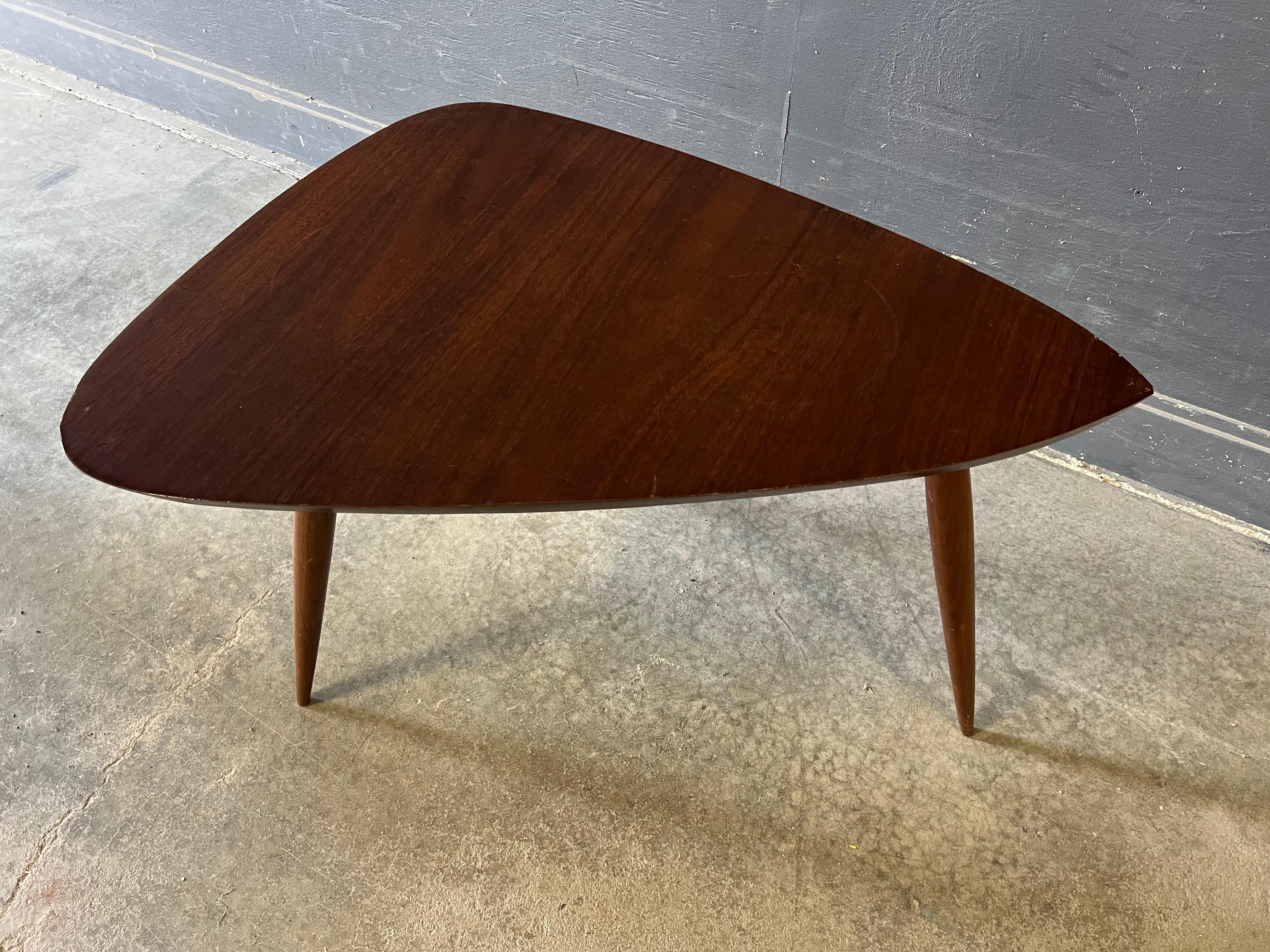 American Vintage Guitar Pic Side Table In the Manner of Phillip Lloyd Powell (1919-2008)