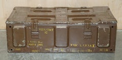 Vintage Gulf War Military Campaign Used Ammunition Bomb Box Period Patiia