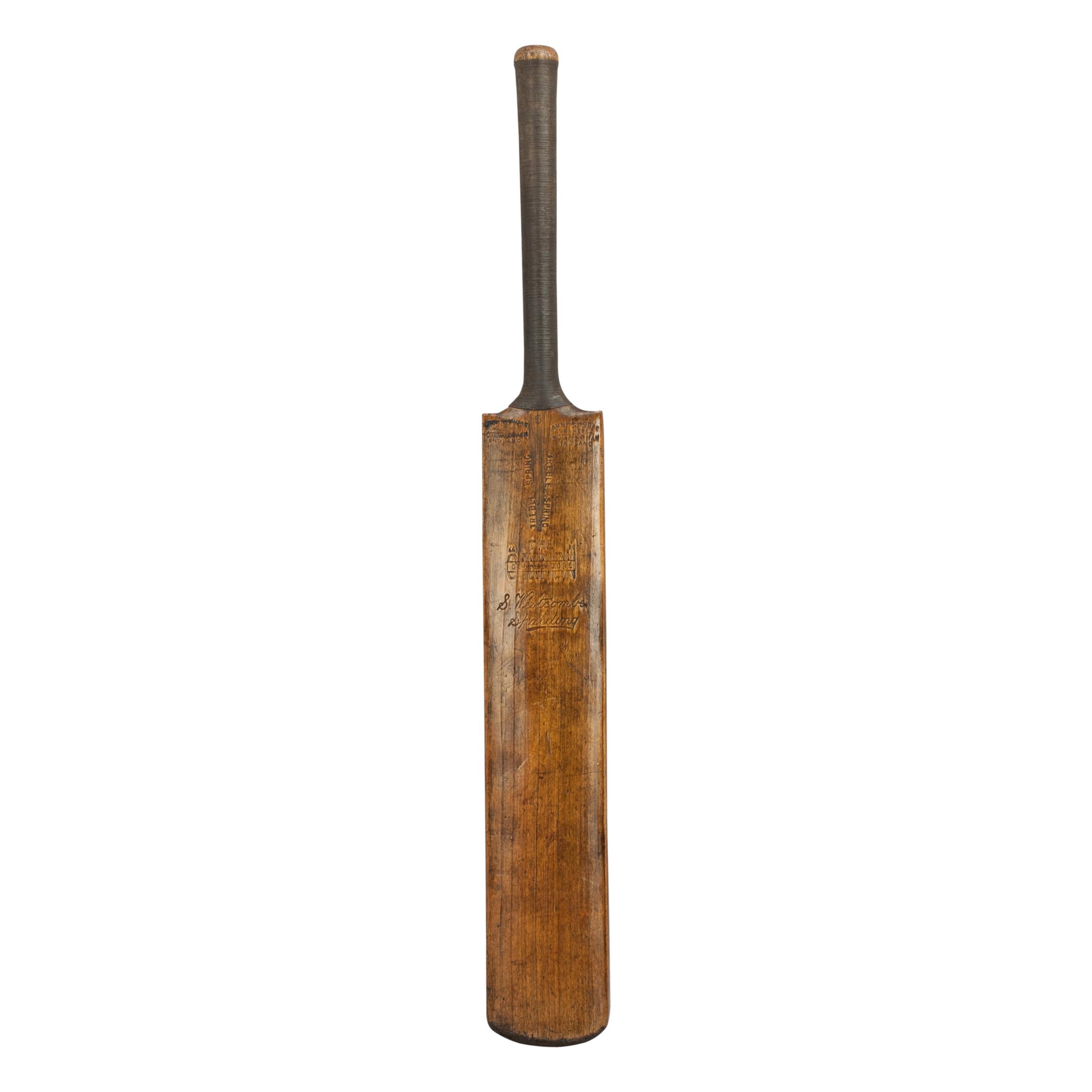 Vintage Gunn and Moore Cricket Bat, The Cannon, 1930s