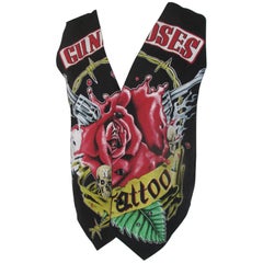 vintage Guns & Roses tattoo rock and roll "Jocker" vest