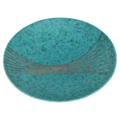 Gustavsberg ARGENTA Ciotola in ceramica Greene & Greene d'argento d'annata