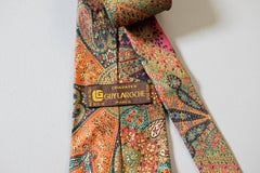 Vintage Guv Laroche all-silk tie with paisley motif