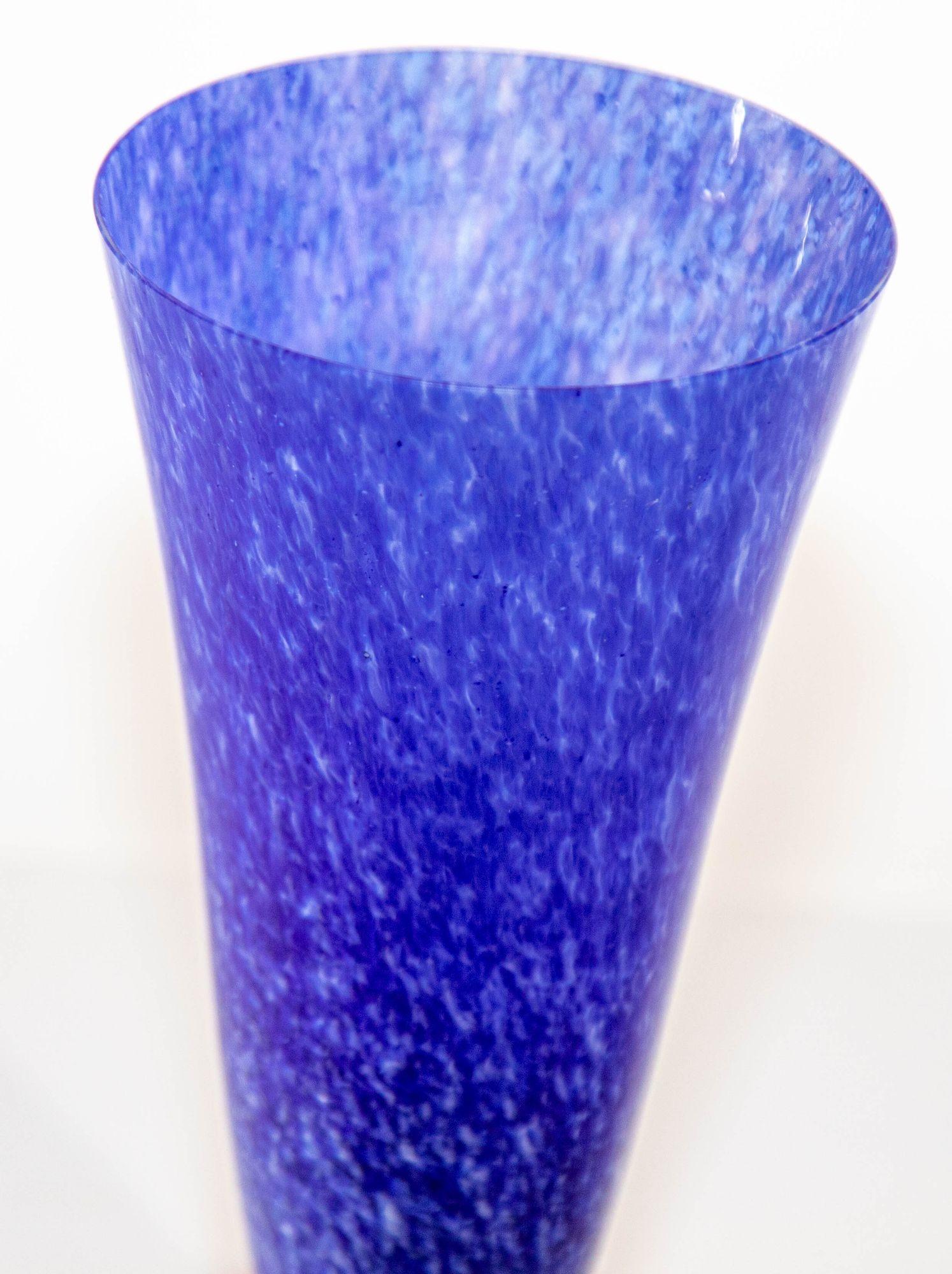 glass donut vase