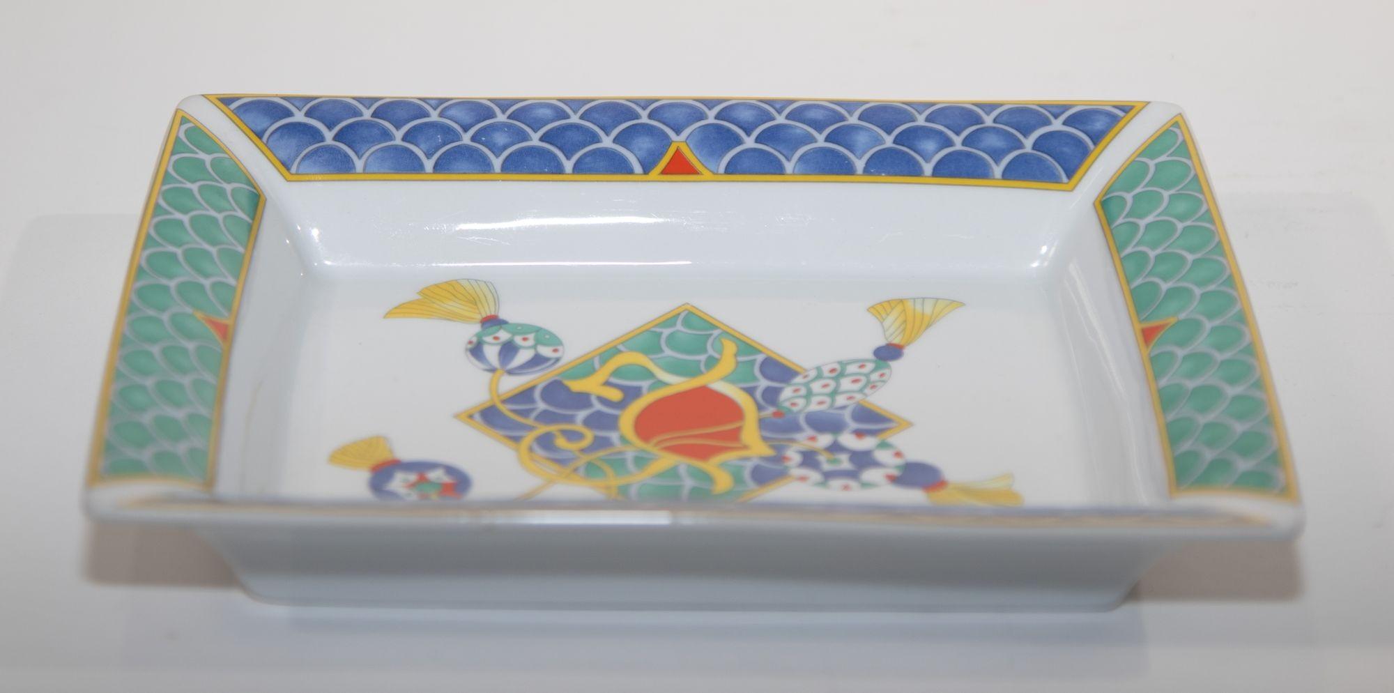 Vintage Guy Degrenne Jaipur Porcelain Dish France 4