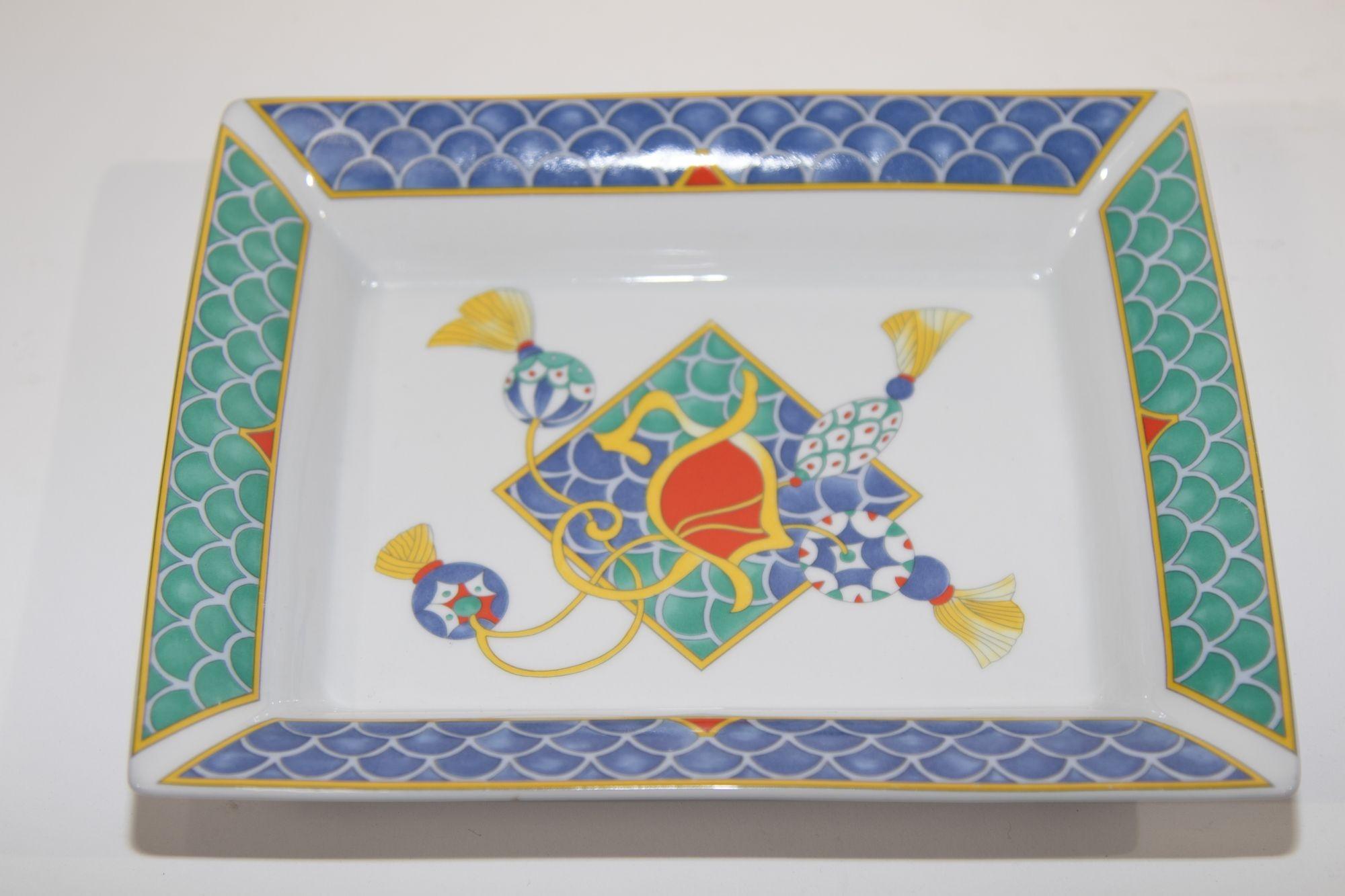 Vintage Guy Degrenne Jaipur Porcelain Dish France 6